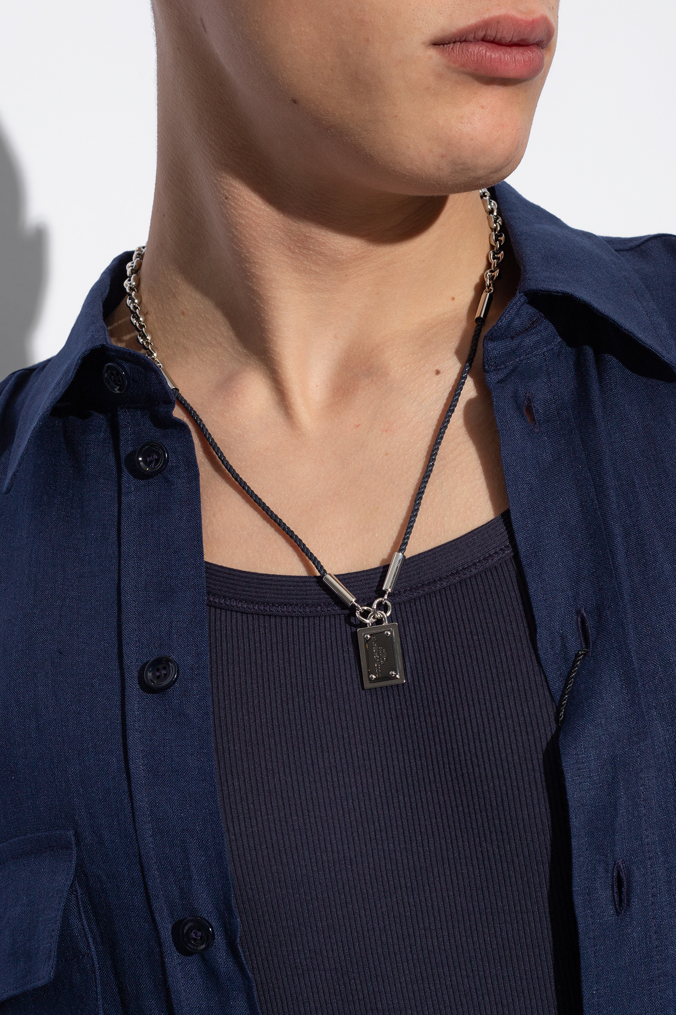 Men's Jewelery | Dolce & Gabbana Necklace with logo